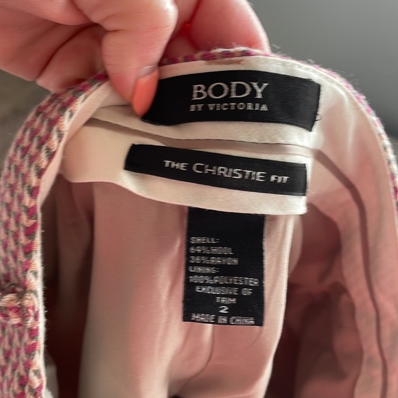 Pink wool trousers - Picture 3 of 4